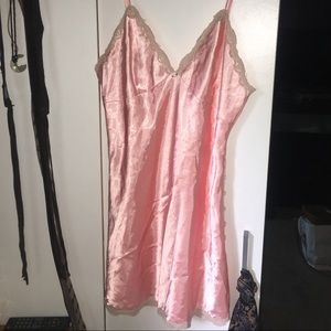Satin mini slip on Nightgown